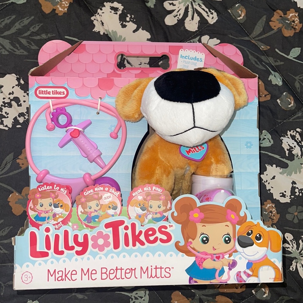 BRAND NEW LITTLE TIKES MAKE ME BETTER MITTS PLUSH INTERACTIVE PET - LILLY TIKES